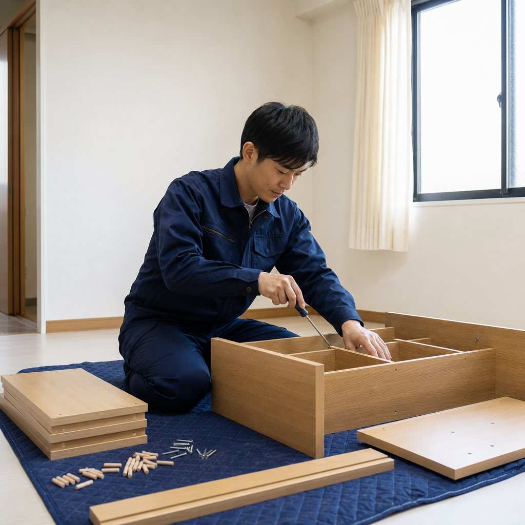家具の分解組立
